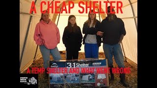 ShelterLogic 3 in 1 Shelter A Cheap Mobile Shelter For Your Homestead [upl. by Tamaru]