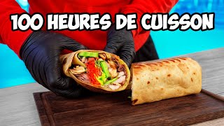 Cuisson 100 heures Shawarma par VANZAI [upl. by Lledualc]