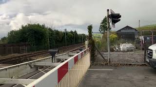 LIGHTS MALFUNCTION AGAIN Kidwelly Level Crossing Carmarthenshire 291024 [upl. by Aramanta]