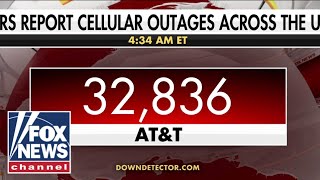 Cellular outage affects thousands of ATampT Verizon TMobile users [upl. by Fatma211]