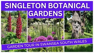 Swansea Singleton Botanical Gardens Tour  Gardens in Wales [upl. by Notxarb748]