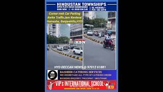 Road ke Corner meh Car Parking Kerkeh Awaam koTakleef Derai aur TrafficJam Kerrai  Banjarahills HYD [upl. by Norris906]