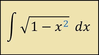 How to Integrate sqrt1x2 dx [upl. by Dnob906]