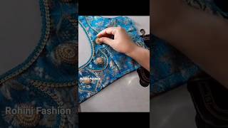 Blouse lace design cutting and stitching shorts shortsvideo rohinifashion [upl. by Kcirrej]