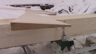 How To Mill Lap Siding Without An Attachment On A Sawmill [upl. by Angadresma]