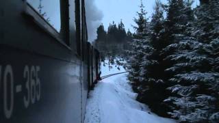 HD 1322011 Winterfahrt mit der Preßnitztalbahn [upl. by Ayalat]