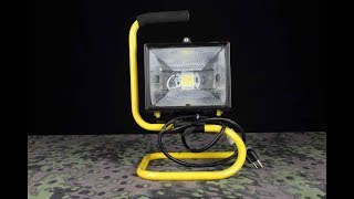 DIY halogen work light LED conversion [upl. by Perrine64]