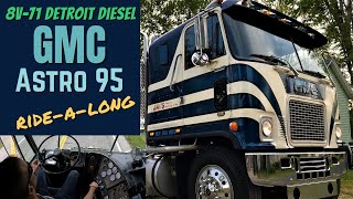 GMC Astro 8V71 DETROIT DIESEL Semi Truck Cabover [upl. by Ecydnarb503]