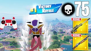 75 Elimination Solo Vs Squads Gameplay Wins NEW Fortnite Chapter 5 PS4 Controller [upl. by Rheinlander]