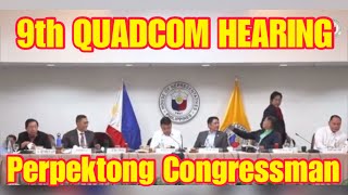 9TH QUADCOM HEARING ABANTE ANG TANONG MO PANG GRADE 1 PULIS YAN E SYEMPRE MARUNONG BUMARIL [upl. by Millie221]