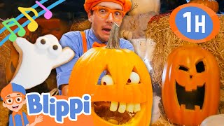 Halloween Pumpkin Song  More Spooky Kids Songs  BLIPPI  Educational Songs For Kids [upl. by Lednahc]