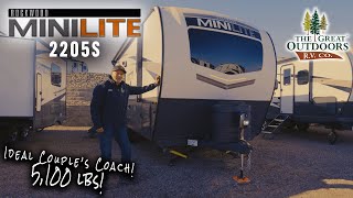 The Ideal Lightweight Couples Coach  2024 Rockwood Mini Lite 2205S [upl. by Vinson]