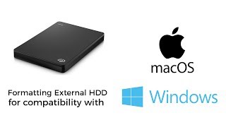 Format An External Hard Drive For Use With Mac amp Windows [upl. by Uthrop]