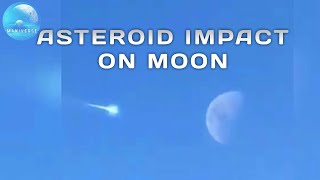 Moon is Getting Hit By Asteroid or Meteor   Is it Real or Fake [upl. by Greerson]