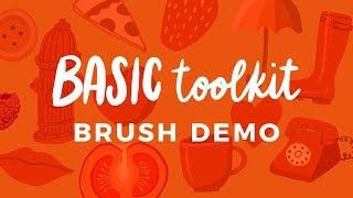 Basic Toolkit  Bardot Brush  Awesome Brushes for Procreate [upl. by Dnalyag514]