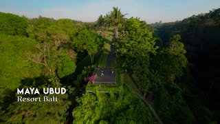 Yoga at Maya Ubud Resort Bali with FPV [upl. by Eeram]