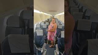 Kenya airways interior flight from Mombasa [upl. by Aihsaei]