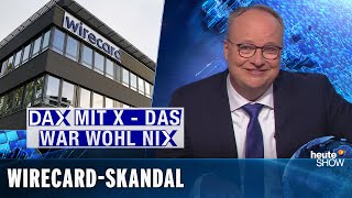 Wirecard der größte Wirtschaftsskandal in der BRDGeschichte  heuteshow vom 11092020 [upl. by Ahsirkal]