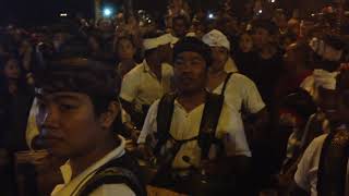 Nyepi day  Night in Sanur Bali [upl. by Ylicis]