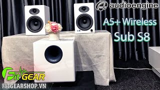 Audioengine A5 Wireless kết hợp với Sub S8  Combo hoàn hảo để có 1 dải trầm tuyệt vời Test Loa [upl. by Herwig]