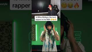 Is Miles Bridges the best rapper in the NBA 🤔😂🔥 funny reaction milesbridges freestyle [upl. by Kuebbing]