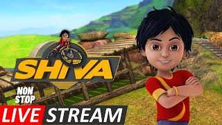 Shiva  शिवा  LIVE STREAM 🔴  Fun Animated Show for Kids Shiva NickJr Kids Animated [upl. by Eelessej]