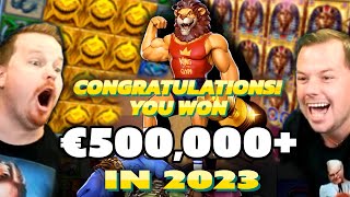 Top 10 🚀Biggest Slot Wins🚀 of 2023 [upl. by Joycelin237]