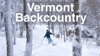 Vermont Backcountry Skiing – Steeple Trail in Stowe  Episode 2 [upl. by Hanad]