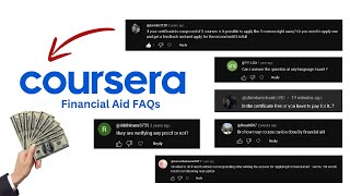 Coursera Financial Aid FAQ 2024  All commonly asked doubts and queries answered [upl. by Notniw]