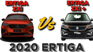 2020 Ertiga Zxi Vs Zxi plus detailed comparison  Carkhana [upl. by Mikihisa]