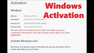 162 About Windows Activation [upl. by Annirak]