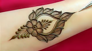 New stylish front hand mehndi design  Mehndi ka design  mehndi design  mehndi  mehandi [upl. by Llennor]