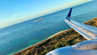 The Island Hopper – Full Flight – United – Boeing 737824 – HNLMAJ – N36280 – UA154 – IFS Ep 537 [upl. by Yalhsa368]