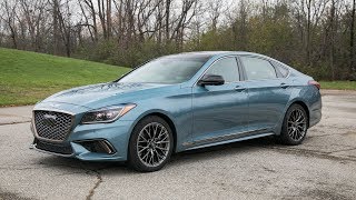 2018 Genesis G80 33T Sport RWD  POV Walkaround amp Test Drive Binaural Audio [upl. by Fezoj]