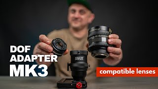 Beastgrip DOF Adapter MK3  Compatible lenses [upl. by Lehcsreh]