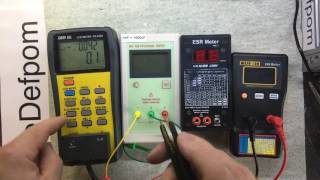 172 DER EE DE5000 Silicon Chip ESR Meter MkII MESR100 MK328 ESR meter comparison [upl. by Rennane]