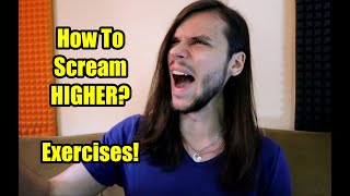 How To Scream Higher Tutorial  Fry Scream And False Chord [upl. by Palua560]