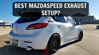 Mazdaspeed 3 Full Straight Pipe Sound Tests [upl. by Kolnos]