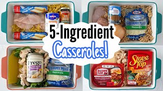 Five Ingredient Casseroles  Deliciously SIMPLE Casserole Recipes  Julia Pacheco [upl. by Yatnuahs305]