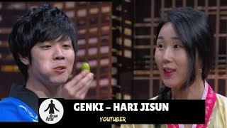 Hari Jisun dan Genki Cicipi Makanan Indonesia  HITAM PUTIH 130918 34 [upl. by Joelie]