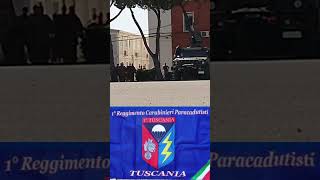 CARABINIERI PARACADUTISTI TUSCANIA ADUNATA 👮‍♂️🇮🇹 [upl. by Cia463]