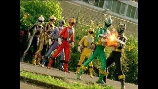 End Game  Black and Green Ranger vs Attack Bot E30  RPM  Power Rangers Official [upl. by Retsehc170]