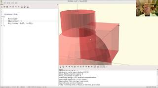 OpenSCAD Part 8 3D Boolean Operations [upl. by Yeoj605]