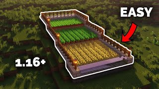 1 Best Easy Food Farm for a New World Minecraft 2023 [upl. by Ramat496]