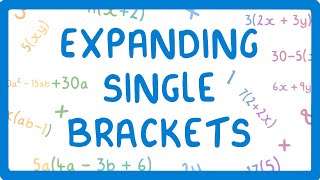 GCSE Maths  How to Expand Single Brackets 35 [upl. by Nadoj]