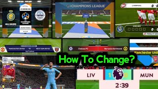 How To Change New Themed ScoreBoards In eFootball Pes 2025 No Patch [upl. by Dor]