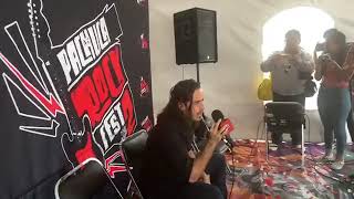 José Madero entrevista Pachuca fest rock [upl. by Vallie]