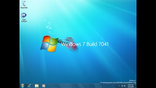 Taking a look at Windows 7 Build 7041 [upl. by Livvie]