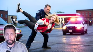 Cop SLAMS High School Girl at Traffic Stop  Her DAD Shows Up [upl. by Wolfson]