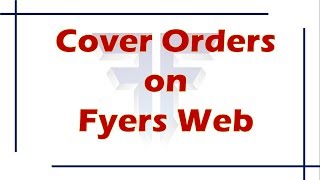 Fyers Web  Cover Order [upl. by Hebrew]